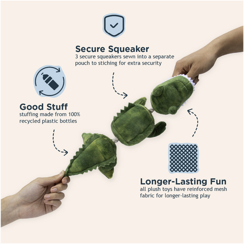 Tall Tails Jointed Shake Play Dog Toy