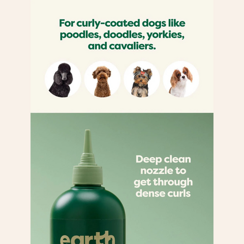 Earth Rated Curly Coat 3-in-1 Dog Shampoo