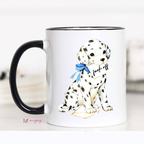F*ck Off Funny Dog Coffee Mug
