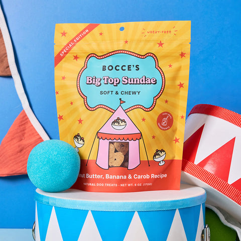 Bocce's Bakery Circus Collection | Big Top Sundae Soft & Chewy Treats