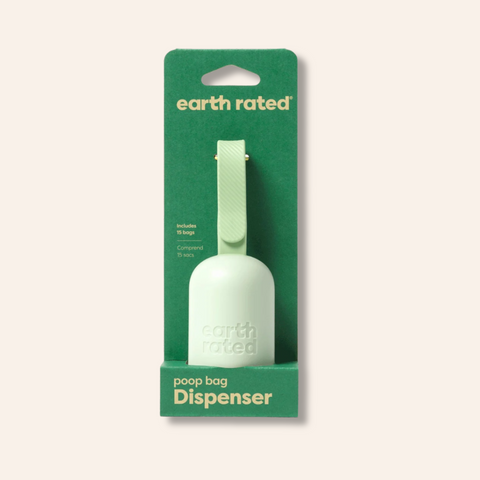 Earth Rated Poop Bag Dispenser w/ 15 Bags
