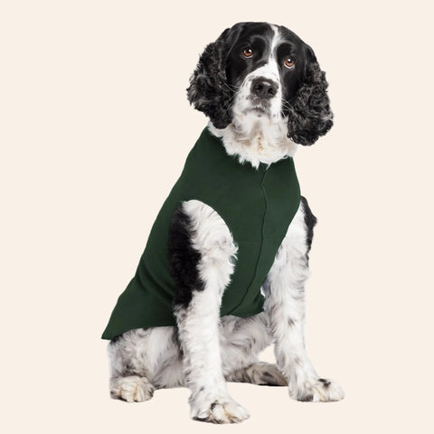 Hunter Green Stretch Fleece