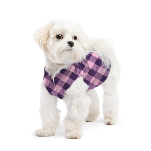 Rose Buffalo Check Stretch Fleece