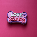 Love Stinks | Valentine's Day Gourmet Dog Cookie