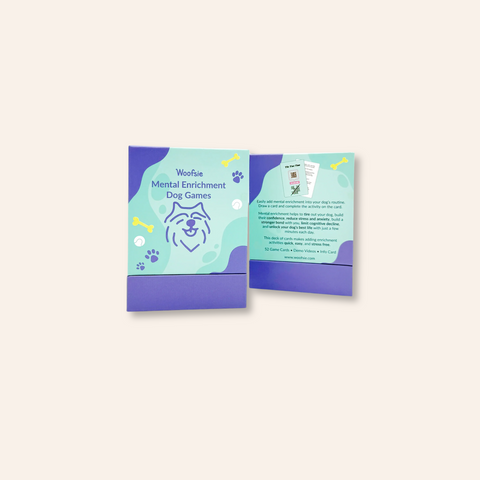 Mental Enrichment Dog Games Card Deck