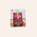 Bag of Open Farm Freezer-Dried Raw Grass-Fed Beef Recipe for dogs on a white background