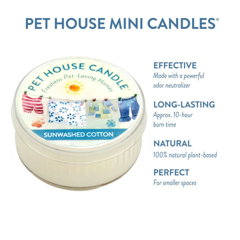 Sunwashed Cotton Candle | Pet Safe Candle