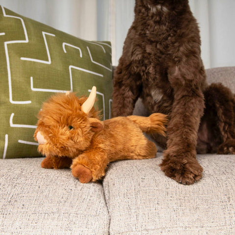 Shaggy The Highland Cow | Fluff & Tuff Dog Toy