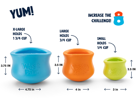 West Paw Toppl: Aqua Blue