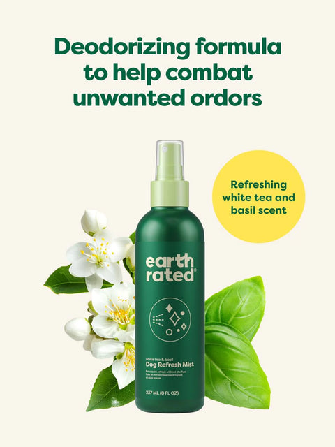 Earth Rated Dog Refresh Mist | Natural Dog Deodorizing Spray