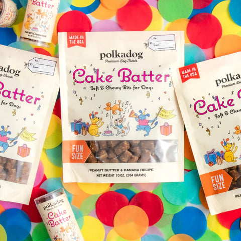 Polkadog Cake Batter Soft & Chewy Dog Treats
