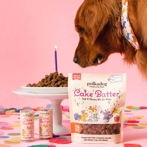 Polkadog Cake Batter Soft & Chewy Dog Treats