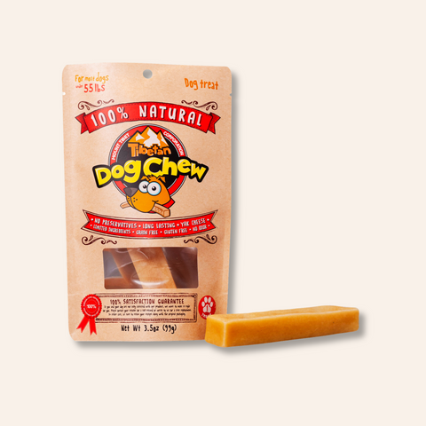 Tibetan Dog Chew for dogs under 55 lbs- Large