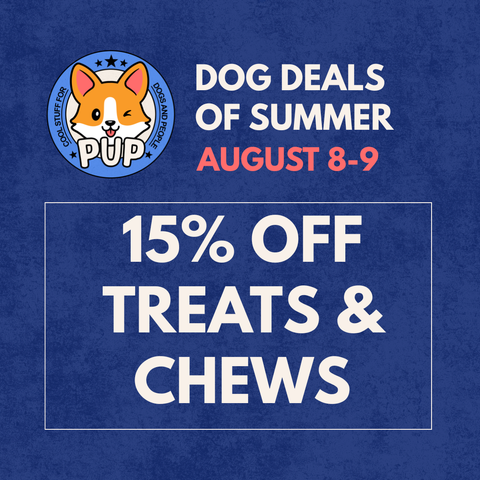 Dog Deals of Summer: 15% off Treats & Chews
