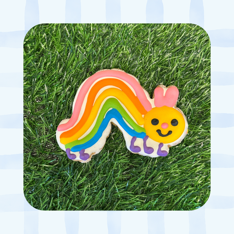 Happy Caterpillar | Spring Bloom Gourmet Dog Cookie