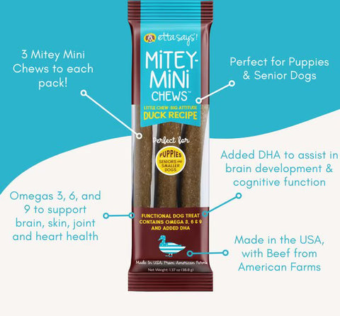 Etta Says Mitey Mini Chews - Duck Recipe