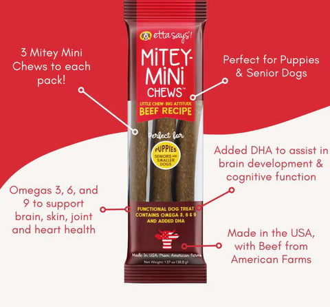 Etta Says Mitey Mini Chews - Beef Recipe