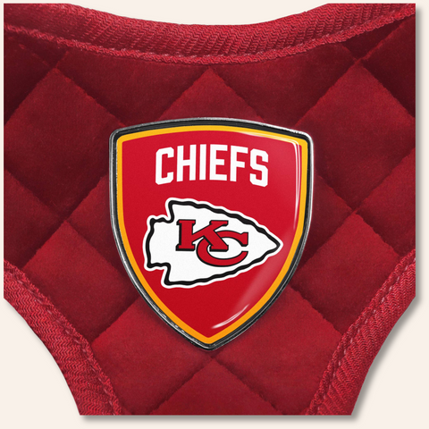 KC Chiefs Velvet Harness