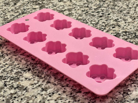 Dogtastic Jelly Shots Silicone Mold - Paw Shape: Jelly Shots Silicone Mold - Paw Shape