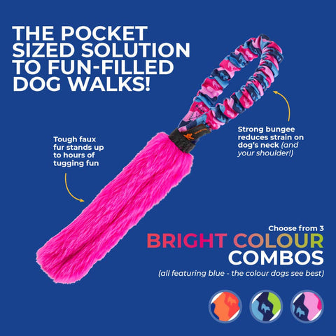 Pocket Fauxtastic Tug Toy: Purple Pattern