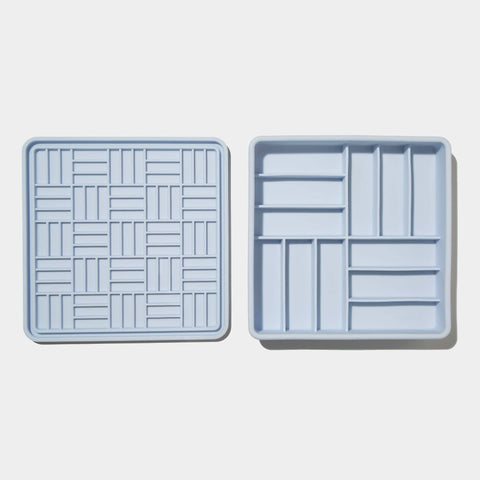 Parquet 3-in-1 Slow Feeder Bowl - Sky