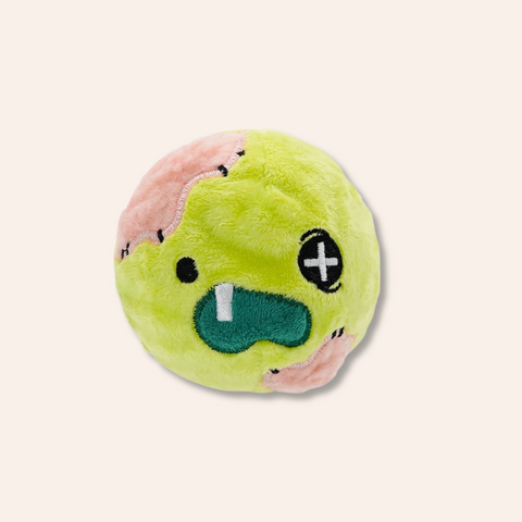 Zombie Halloween Ball Dog Toy