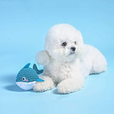 Dolphin Floating 2-in-1 Dog Ball Toy