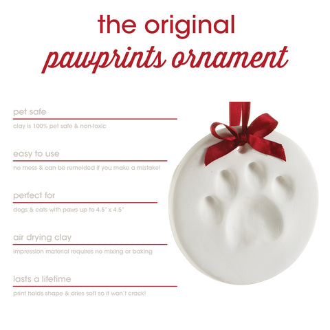 Holiday Paw Print Ornament Kit