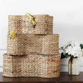 Loxley Pet Storage Basket | Woven Bone Shaped Toy Basket
