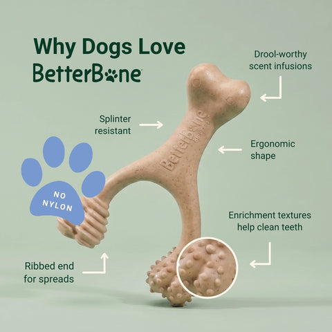 BetterBone Wishbone Hard Density Chew Bone