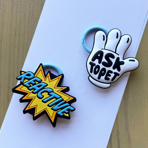 Reactive Jiby Dog Charm