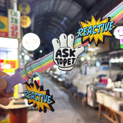 Reactive Jiby Dog Charm