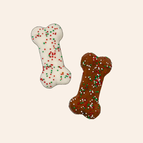 Dipped Bones | Holiday Dog Cookie