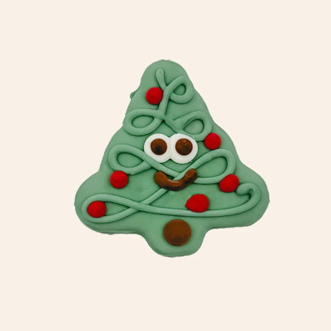 Happy Tree | Holiday Dog Cookie