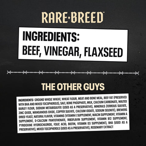 Rare Breed Beef Tender Dog Treats - 4.5oz Bag