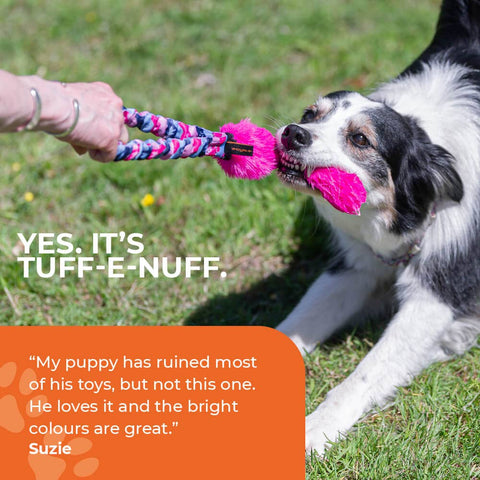 Pocket Fauxtastic Tug Toy: Orange Pattern