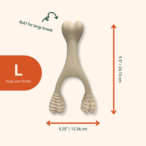 BetterBone Wishbone Hard Density Chew Bone