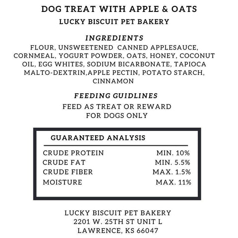 Breakfast Menu: Latte | Gourmet Dog Cookie