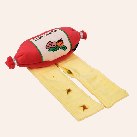 Sausage Roll Interactive Snuffle Toy