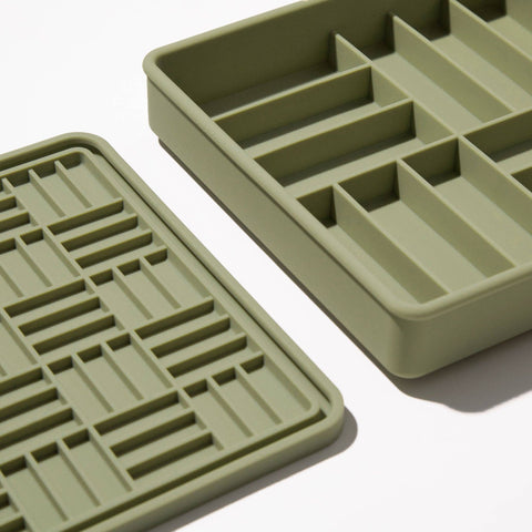 Parquet 3-in-1 Slow Feeder Bowl - Olive