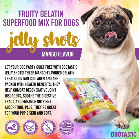 Dogtastic Jelly Shots - Mango Flavor