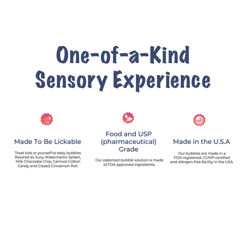 Peanut Butter Flavor Pet Safe Bubbles