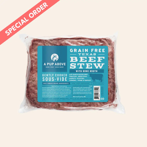 A Pup Above Texas Beef Stew