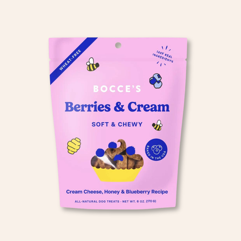 Bocce's Bakery Berries & Cream Soft & Chewy Treats