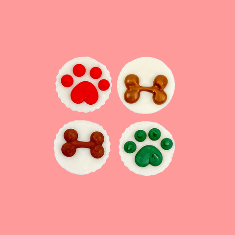 Merry PB Cups | Holiday Dog Cookie