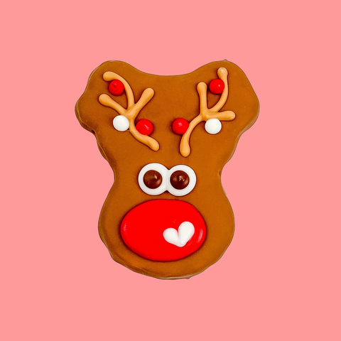 Reindog Delight | Holiday Dog Cookie