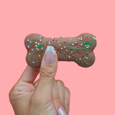 Dipped Bones | Holiday Dog Cookie