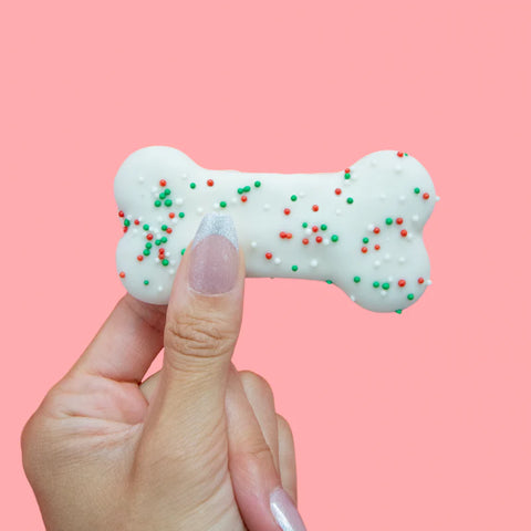 Dipped Bones | Holiday Dog Cookie