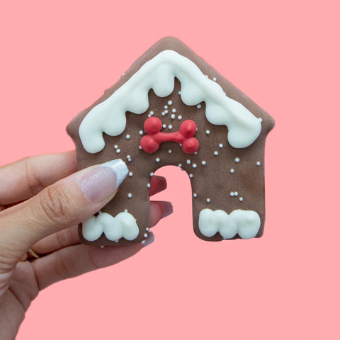 Winter Dog House | Gourmet Dog Cookie