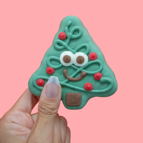 Happy Tree | Holiday Dog Cookie